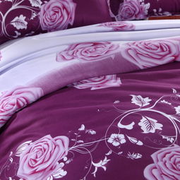 超柔天鵝絨加厚保暖六件套 漫花香