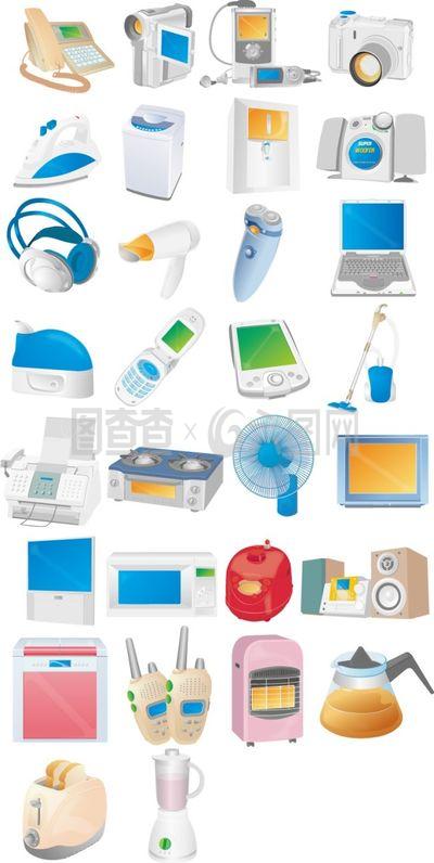 科技產品矢量